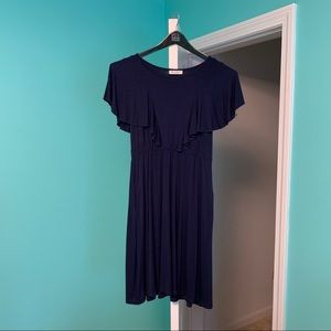 Bearsland Nursing Dress, Blue, Size Medium